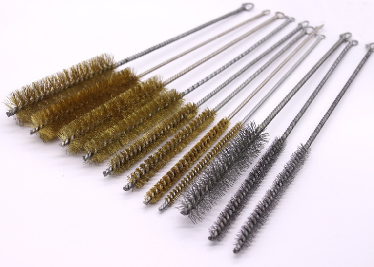 M6 Threaded Copper Wire Pipeline Brush Deep Hole Cleaning