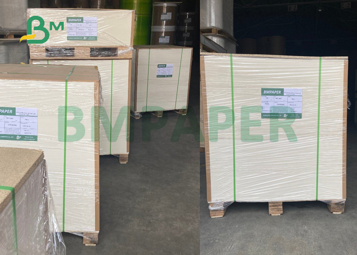 270gsm White Coated Kraft Back Paper Board For Fast Food Package 1189 x 841mm