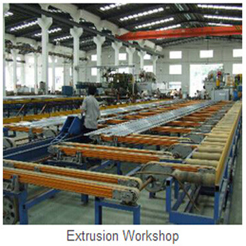Hollow Aluminum Extrusion Extruded Aluminum Heatsink 6000 Series T5 T6