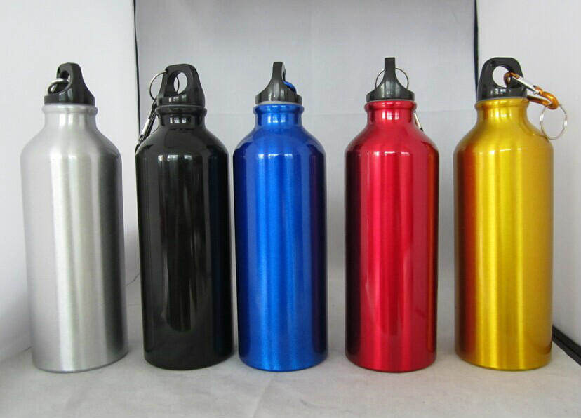 Aluminum Water Bottles 20 Oz Blank Reusable Water Bottles Lightweight Aluminum Gym Travel Bottle Leak Proof Team Customized Bottles For Bike Bicycle