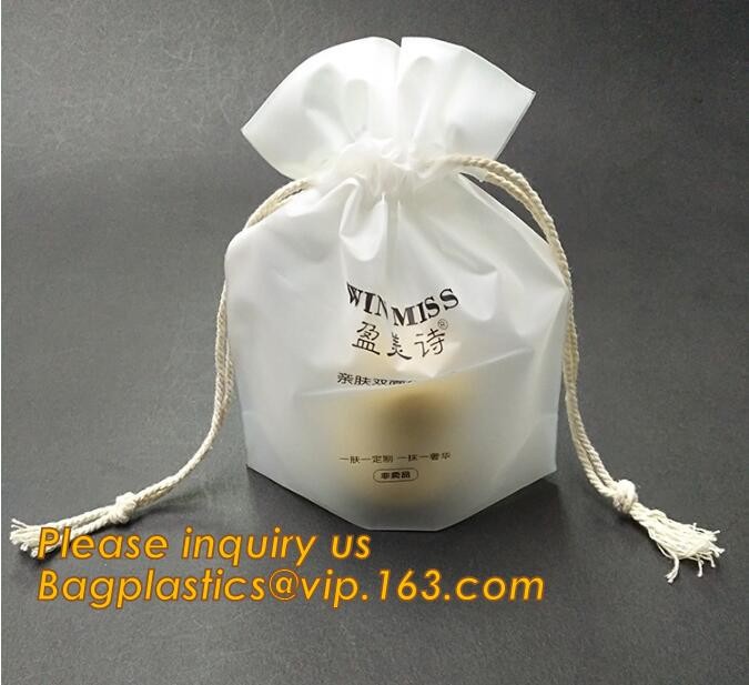 Factory Custom made Environmental PVC clear packaging toy storage handle bag,plastic tote packaging bag with handles fro