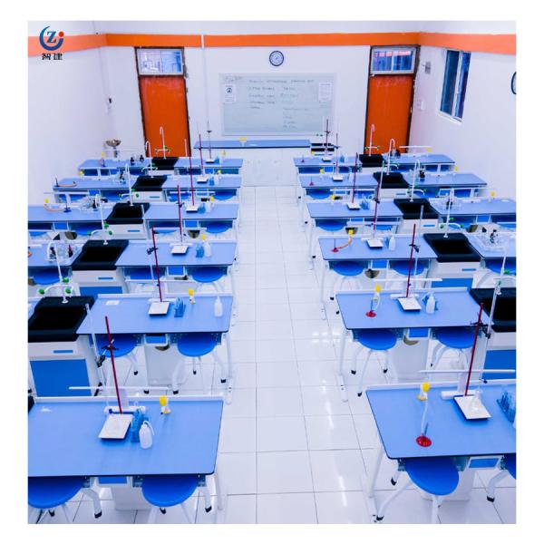 Chemistry Biology Physics Student Lab Furniture Anti Alkali Ergonomic Classroom