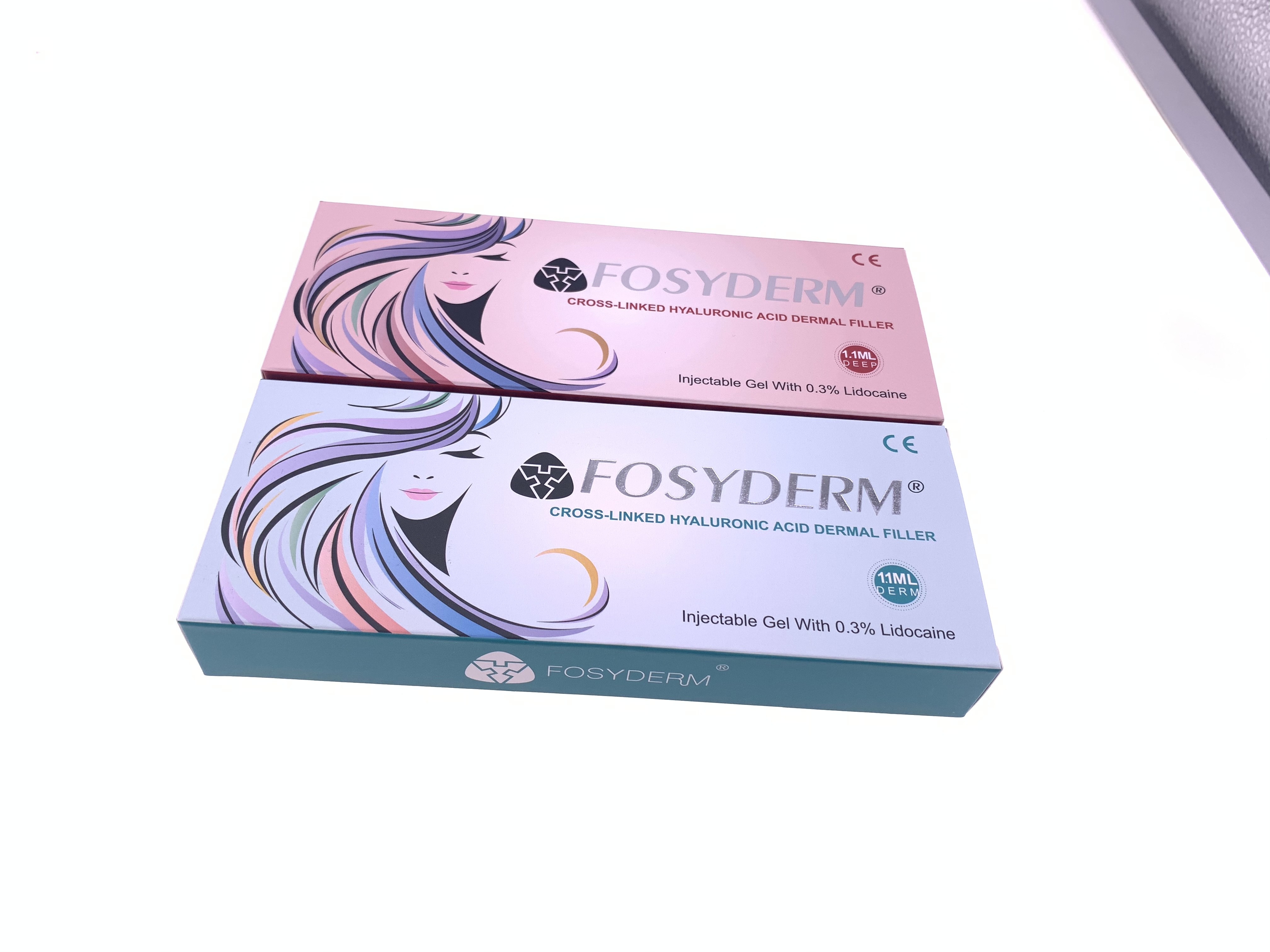 1 Ml Cross Linked HA Dermal Filler Gel Injection Lip Fillers 24 Mg/Ml