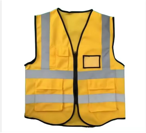 Reflective Vest Safety Vest Jacket Strip Personal Security Construction High Visibility Work Safety Reflective Clothing