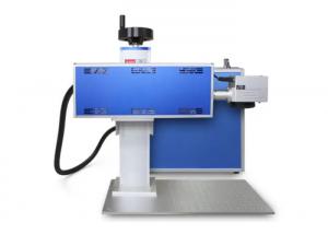 China Metal CO2 Fiber Laser Marking Machine 30W 50W Desktop Laser Marker on sale