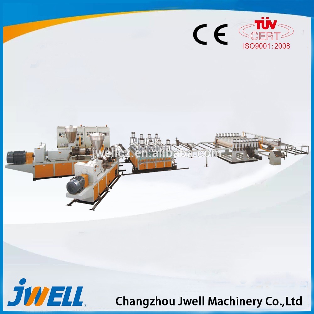 Jwell ideal substitute for wood, aluminum, composite board PVC semi- skinning WPC Foam Board
