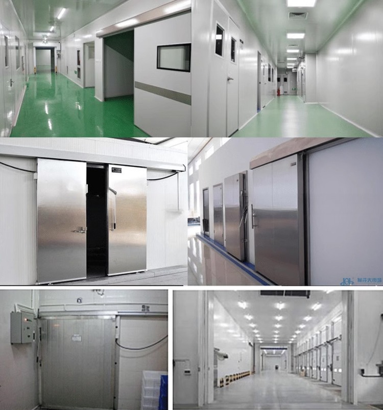 Stainless Steel Inside Wall 40ft x 20ft Dual Temperature Chiller and Freezer Container Cold Room for Storage Reefer Container