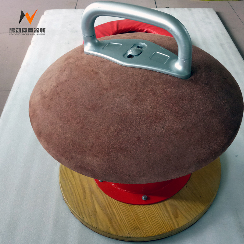 Durable Leather Handle Pommel Horse Gymnastics Trainer Equipment for Outdoor Fitness