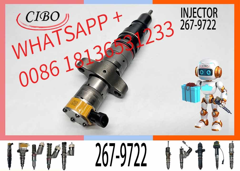 Common rail Injector Diesel fuel Injector Sprayer 267-3361 267-9710 267-9717 267-9722 for C7 C9 Engine