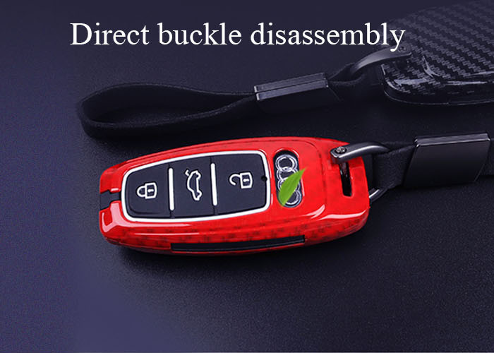 Audi Carbon Fiber Car Key Case