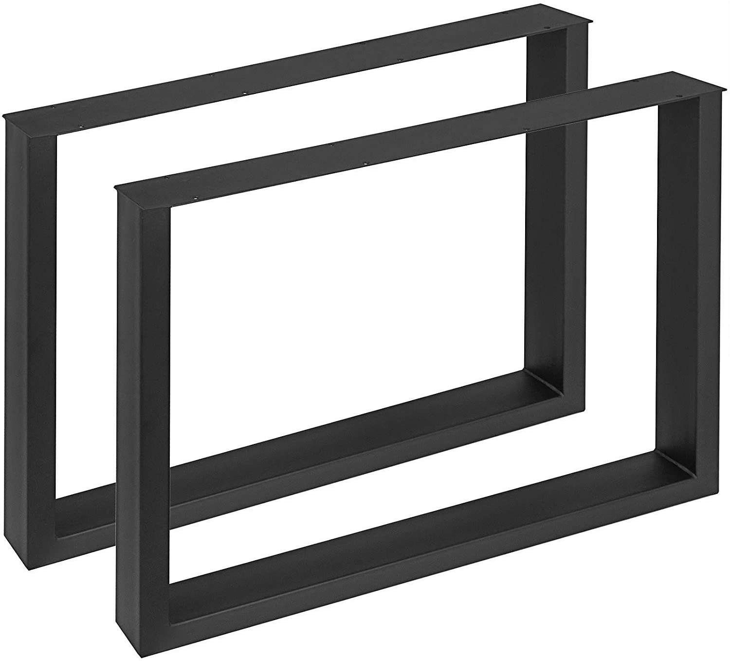 420*400mm Black Metal Table Legs for Industrial Country Style Furniture Design