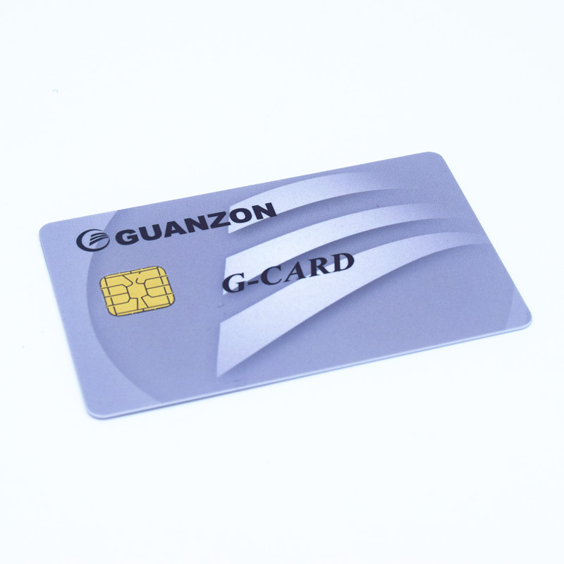 SLE5542 SLE 4442 RFID NFC Card CMYK Printing With Smart Contact Chip