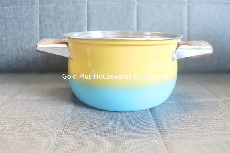 Buffet Stainless Cooking Stew Pot With Plastic Heat Insulation Handle