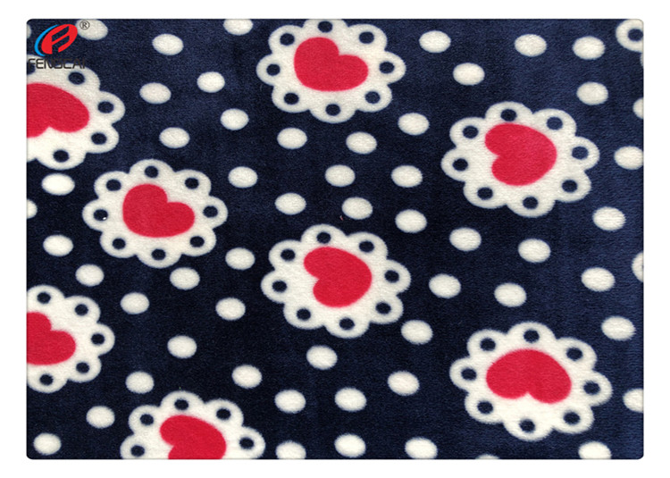 Squish Minky Spandex Velvet Fabric For Baby Blanket Digital Printed