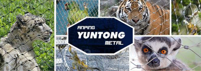 316 Material Animal Enclosure 7x19 Stainless Steel Wire Rope Zoo Mesh