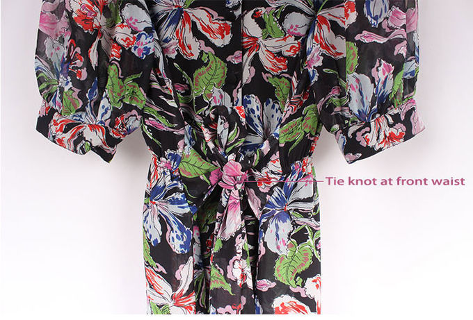 Eco Friendly Size 40 75g Light Women Chiffon Dresses