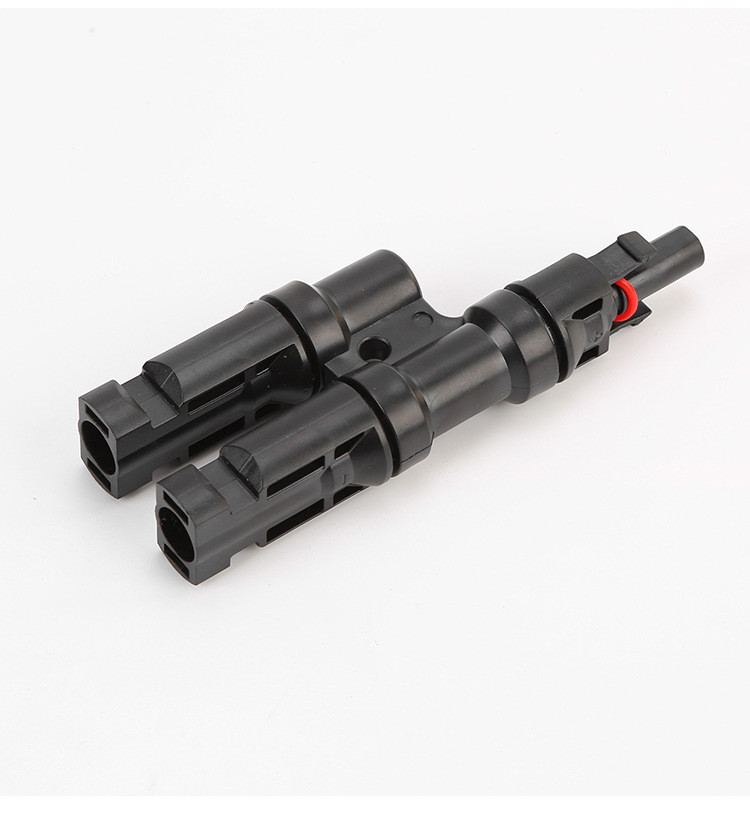 TUV Certified PV4.0 T Type Branch Connector Solar Connector PV 2 In 1 Splitter