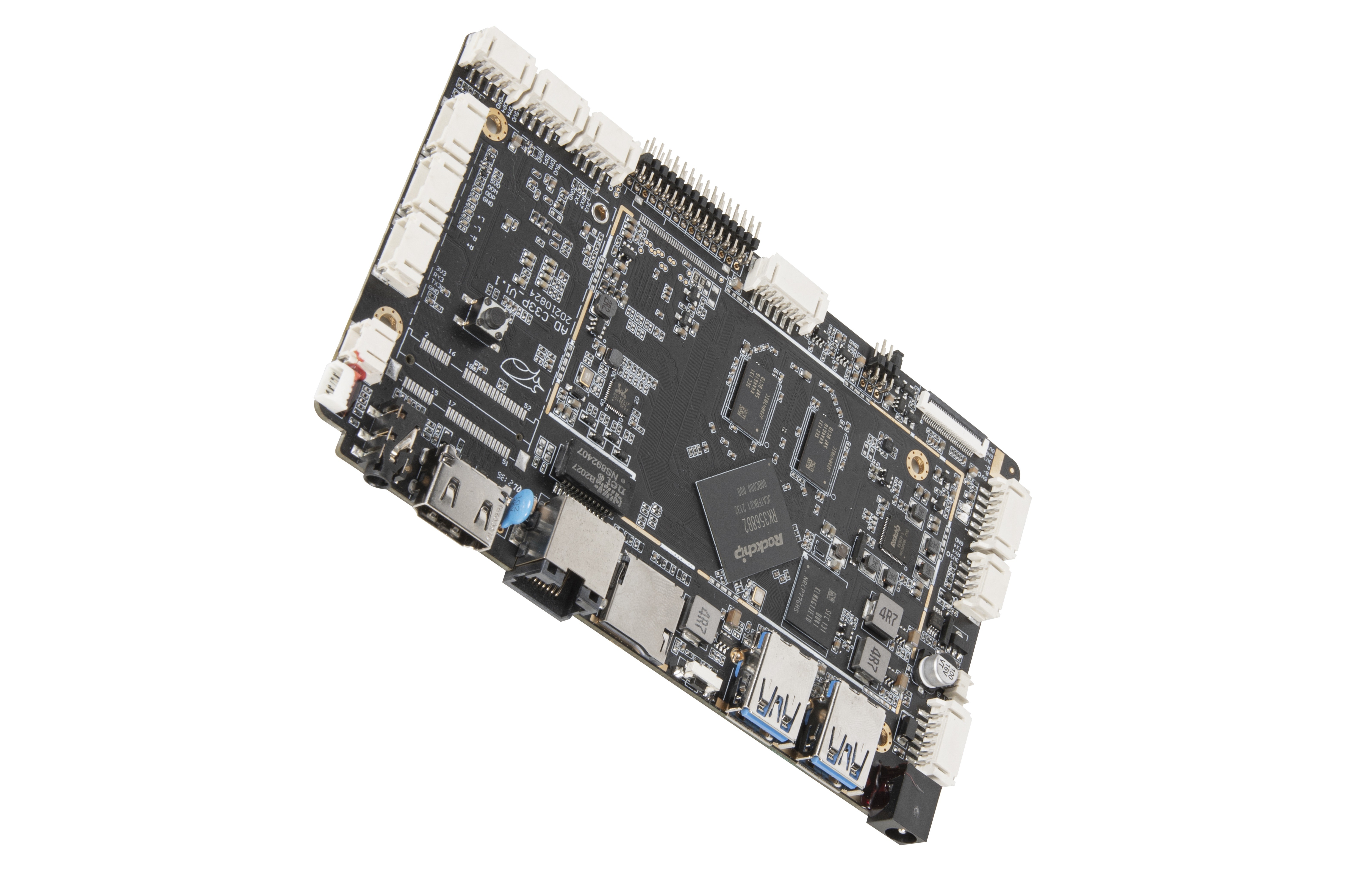 RockChip RK3568 Development Motherboard 2GB/4GB/8GB Open Source NPU AI PCBA