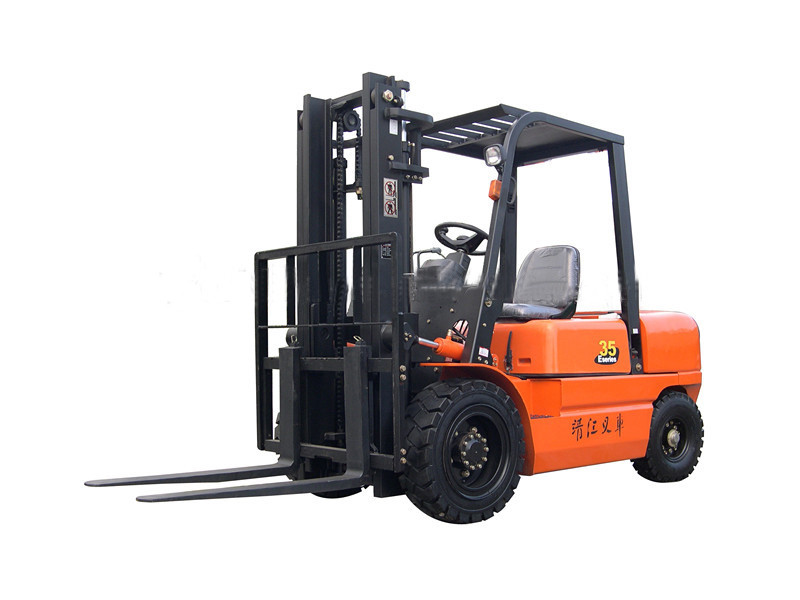 ISO 20km/H 3.5 Ton Forklift , CPCD35 Diesel Forklift Truck