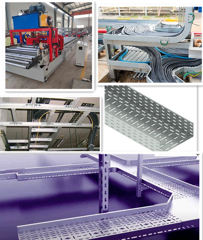 26 Roller Stations Cable Tray Roll Former High Speed 10-12m/Min