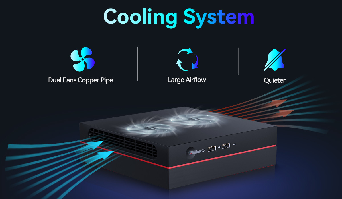 Intel Core i7 12700H Mini Portable Gaming PC DDR4 4GB Discrete Graphics Card Mini PC