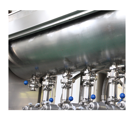 SS304 5 Heads 1000ml Liquid Bottle Filling Machine Anti Drip