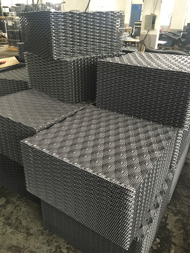 Honeycomb PVC Sheet Cooling Tower Filler Replacement Media 850mm 1000mm 5