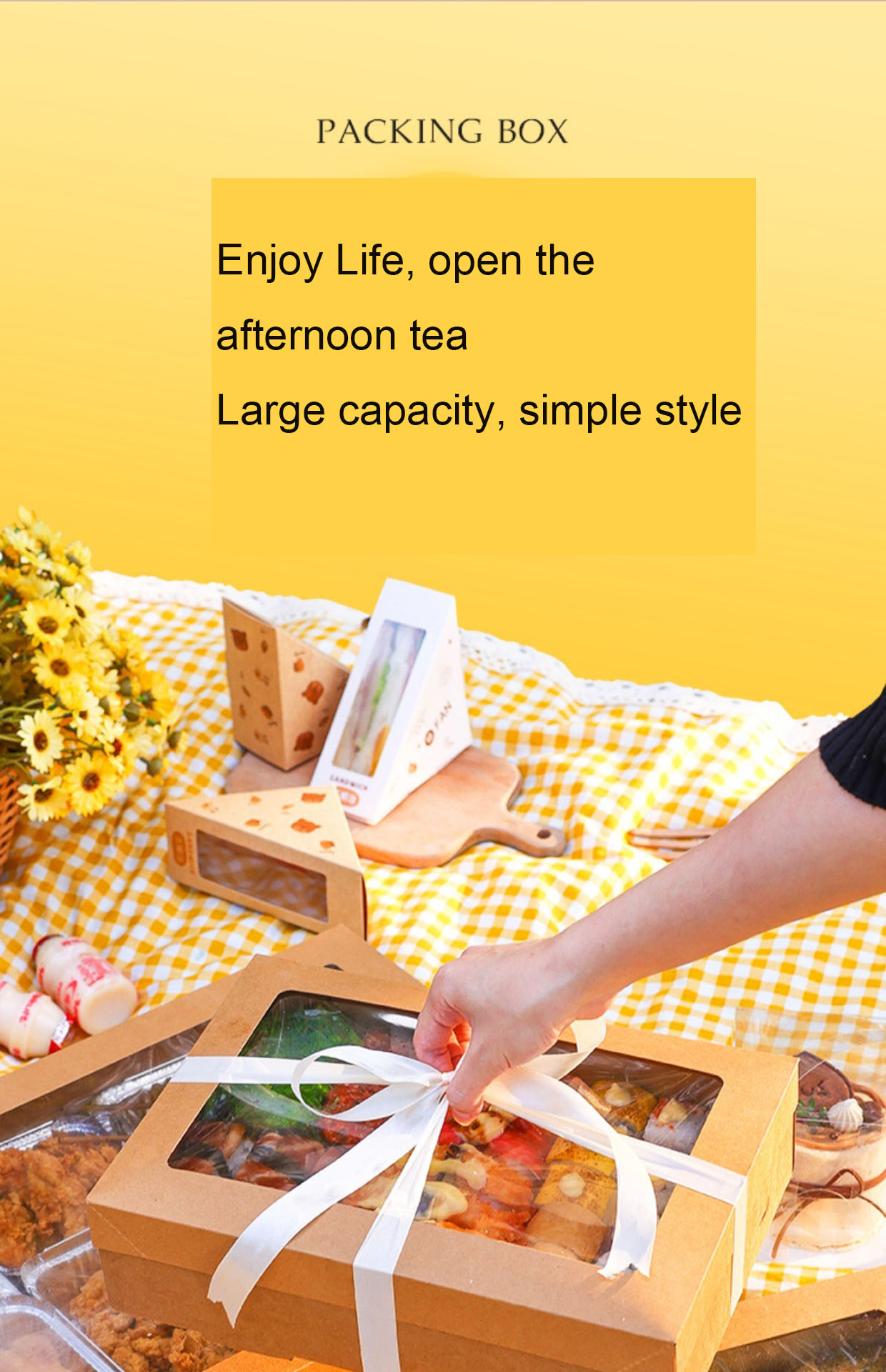 Customized Take Away Fast Food Package 25*36*8cm for Chemical Pulp and Custom Printing
