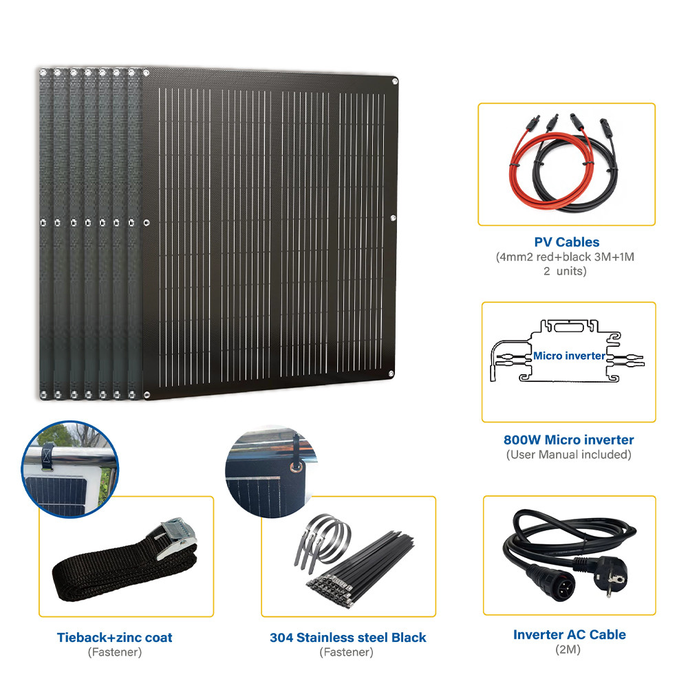 Lightweight Bendable Solar Panel