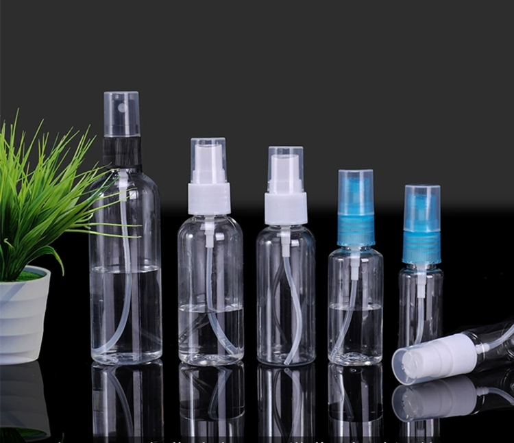 Transparent Empty 100ml Spray Bottles 50ml Pet Perfume Bottle