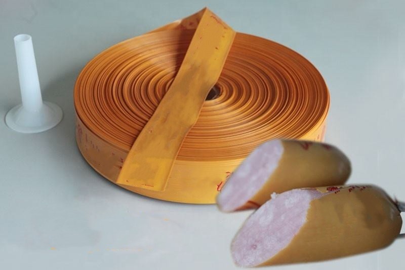 Professional PVDC Plastic Sausage Casing Film Heat Resistant Up To 90C For Sausage Manufacturing