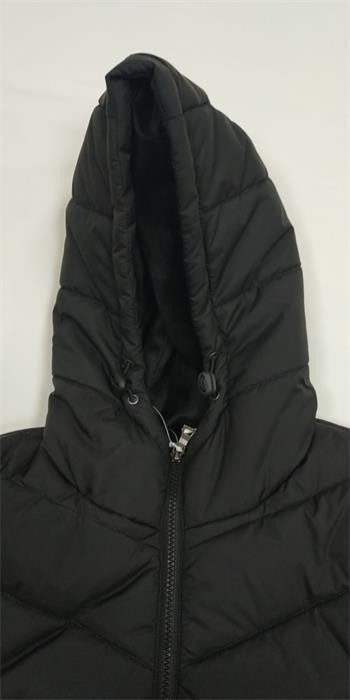 Lightweight Mens Black Hooded Puffer Jacket With Hood Mens Long Puffa Coats