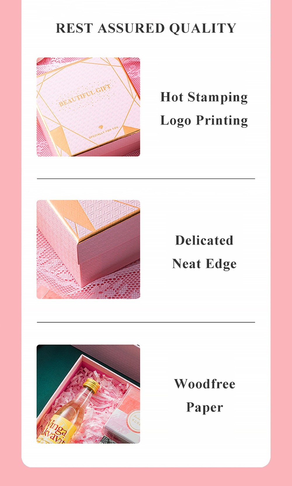 Delicated Art Paper Rigid Gift Box With Lid For Handmade Soap Cosmetic