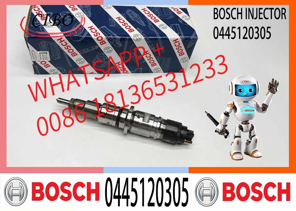High Quality New Diesel Common Rail Fuel Injector 0445120305