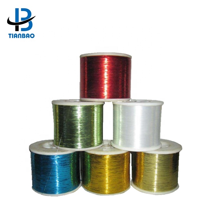 Moisture Proof PET Film for Garments Metallized Golden Heat Transfer Yarn Grade Film