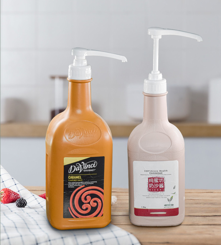 Food Grade Plastic PP Narrow Head Syrup Dispenser Pump 5ml/8ml/10ml Output 38-410 Closure