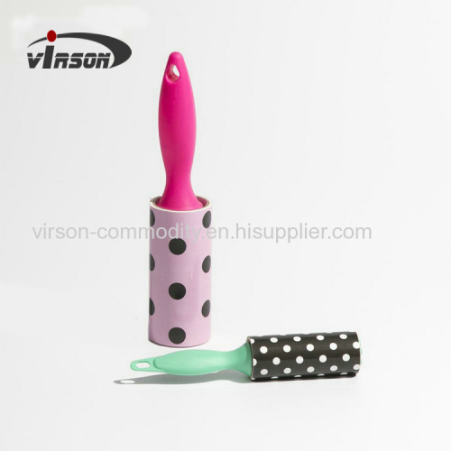 Custom Colorful Portable Travel Size Sticky Lint Roller with PP material handle