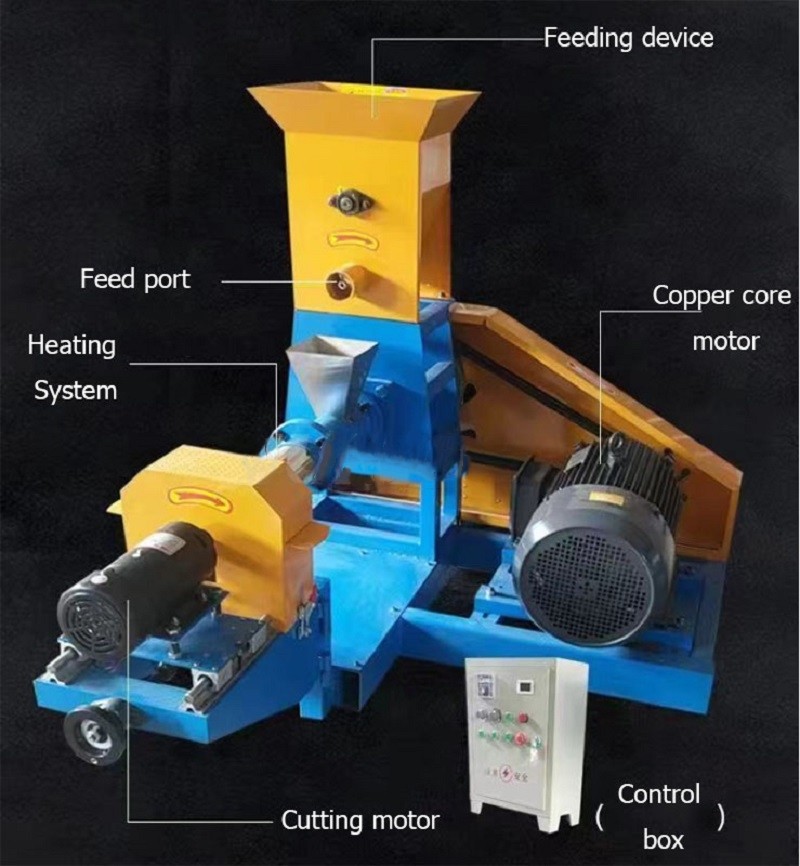 Small Automatic Large Capacity Corn Rice Wheat Grain Snack Extruder Puffing Making Machine Snack Machine
