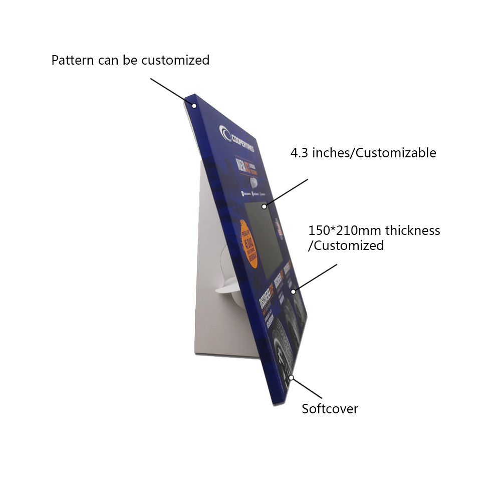 Custom Paper Display Printed Cardboard Display Stand With Back Frame