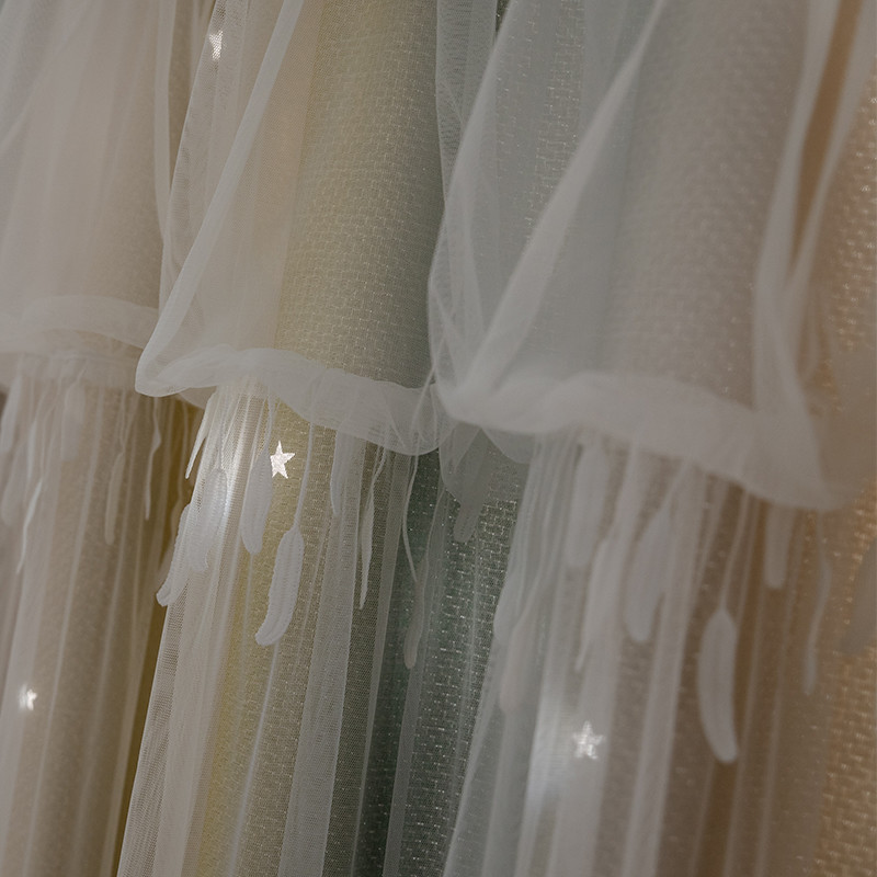 Hotel 100% Polyester Curtain Fabric Plain Luxury Home Textile