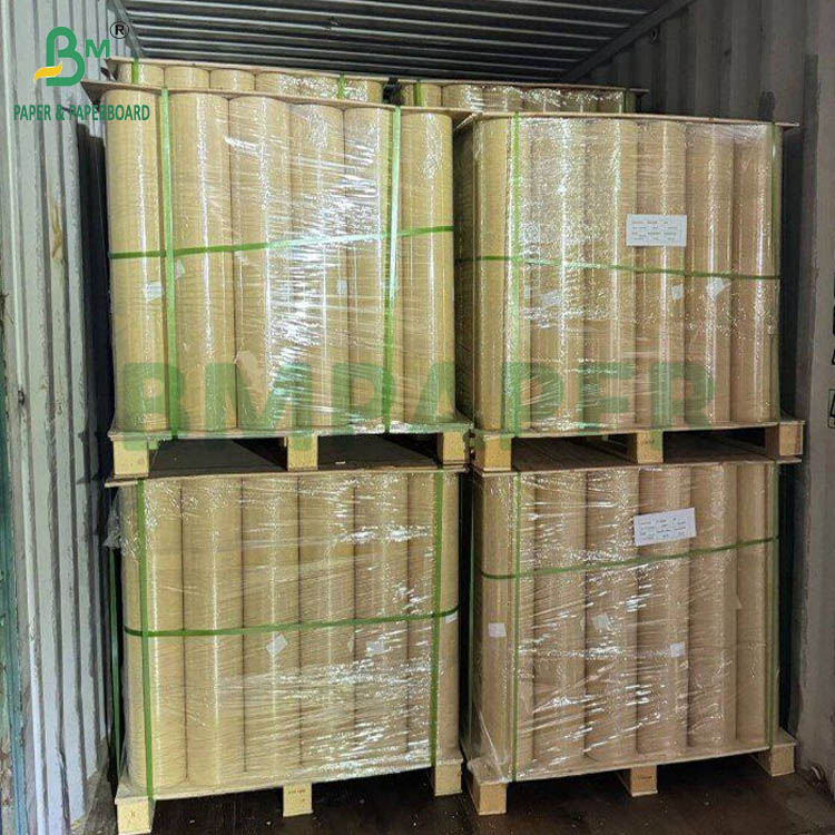 Digital Coated Paper For Toner Printer Gloss Type 3 Inch Core A0 841mm A2 420mm Size