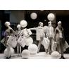Buy cheap Simple Style Window Display Decorations White Color Fiberglass Balls from wholesalers