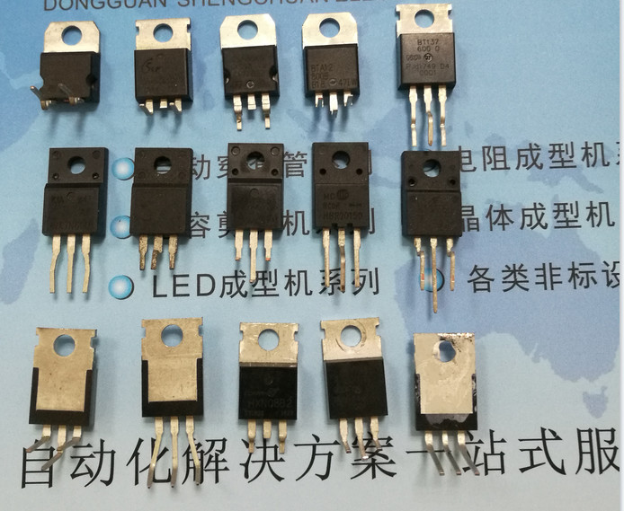 Automatic SMT Related Machines , Radial Lead Forming Machine For Tube Packed Components