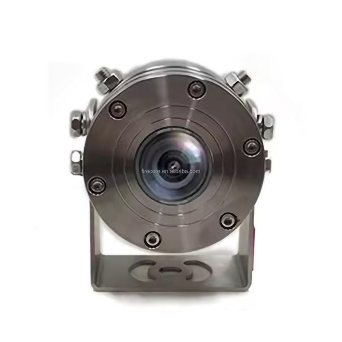 4K CCTV Anti-Explosion Fisheye PTZ Camera Stainless Steel for Truck Build-in MIC Starlight IR