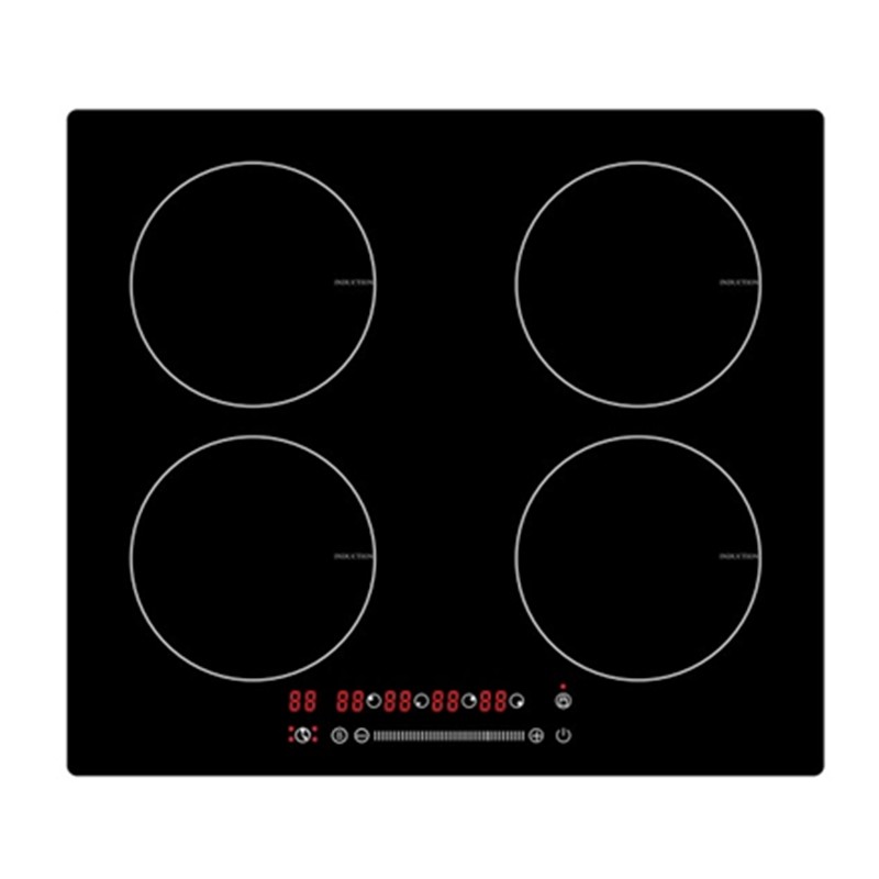 Overflow Detection 50hz Four Burner Induction Cooktop