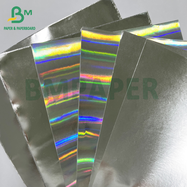 Good Printability 60gsm Silver Metailzed High Wet Strength Paper