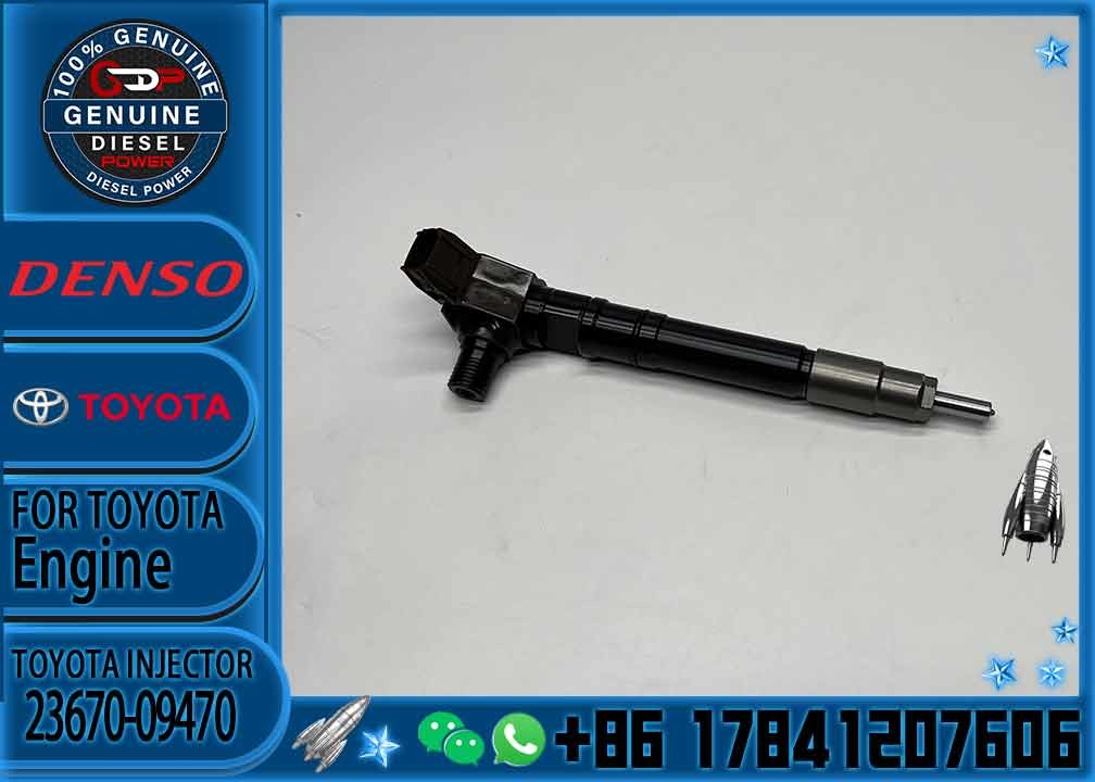 Diesel Fuel Injector For Toyota 1GD-FTV Hilux Fortuner Innova 23670-0E060 23670-09470