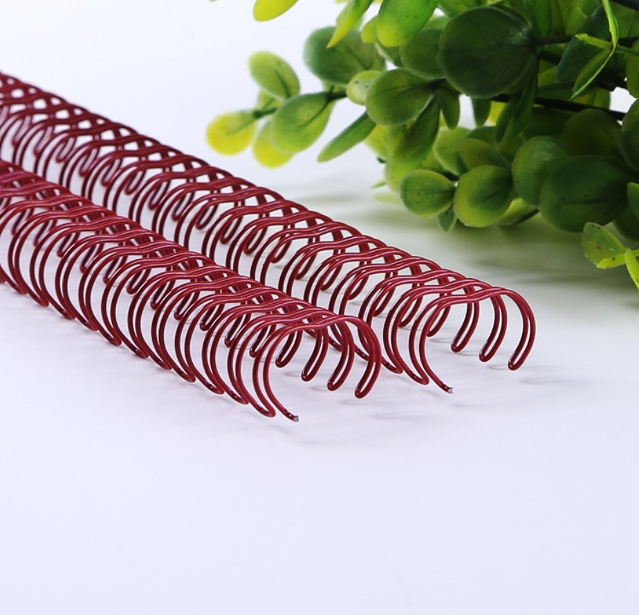 Dia0.7mm Double Loop Binding Wire Metal Material For Notebook