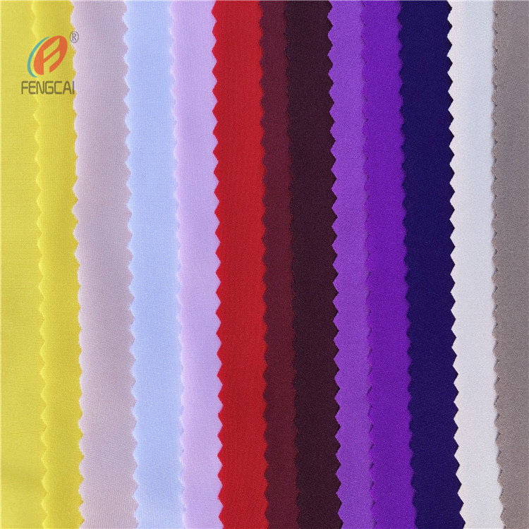 Dry fit Wicking Polyester Spandex Fabric 4 Way Stretch Lycra Fabric For Garment And Sportswear
