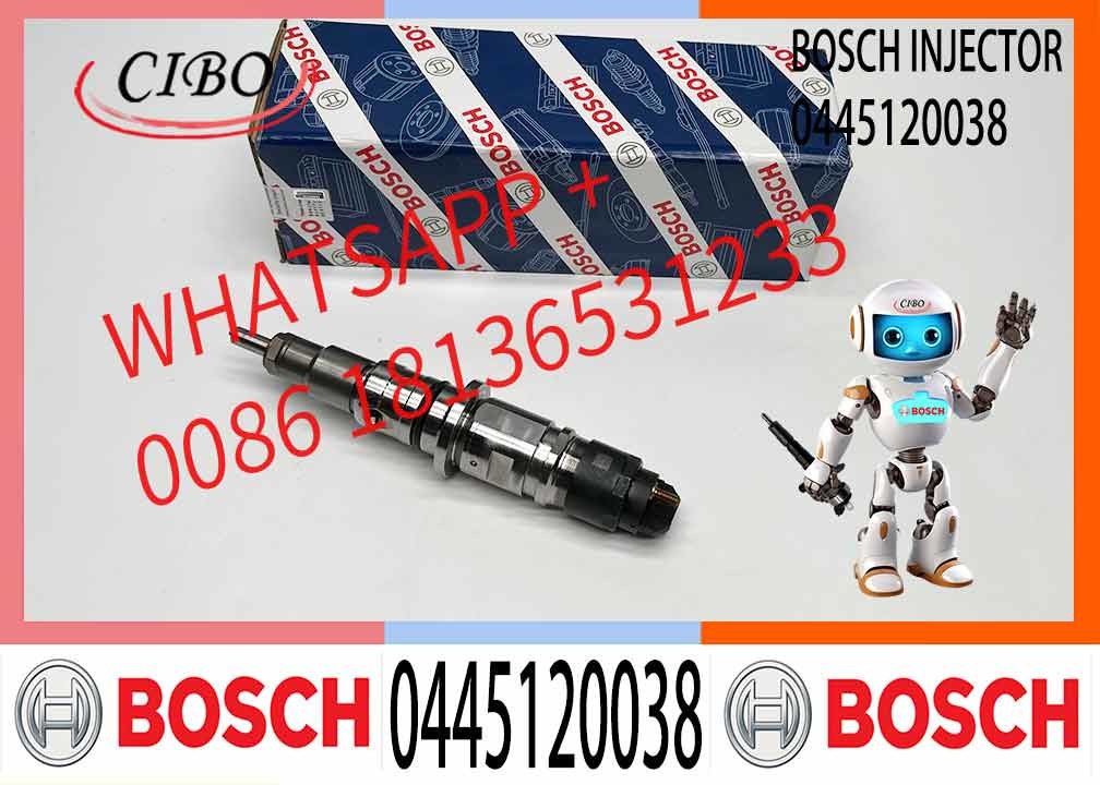High Quality Diesel Engine Parts 0 445 120 037 0445120037 Truck Injector 6L ISLE QSL9 Common Rail Fuel injector for Cumm
